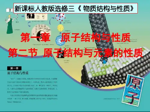 人教版 选修3  第一章  第二节 原子结构与元素的性质课件 (共32张PPT)