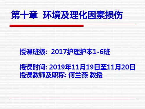 环境及理化因素损伤