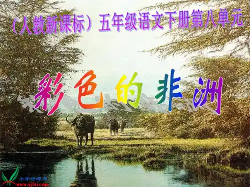 人教新课标五年级语文下册《彩色的非洲 6》PPT课件