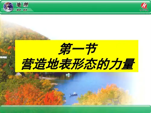 地理①必修4.1《营造地表形态的力量》ppt课件-29页PPT资料