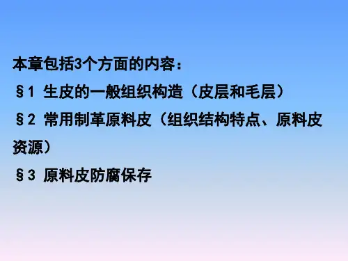 2012-09-19制革原料皮及组织学精要