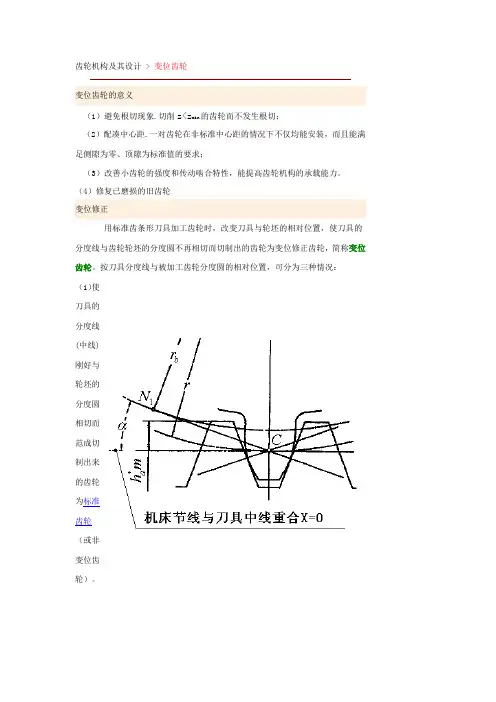 变位齿轮设计