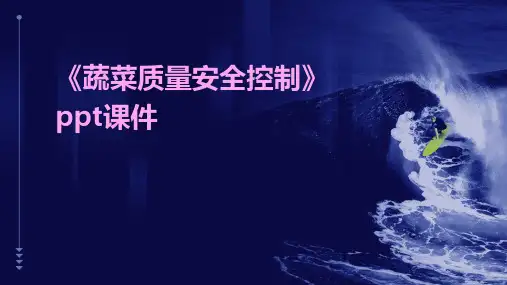 《蔬菜质量安全控制》课件