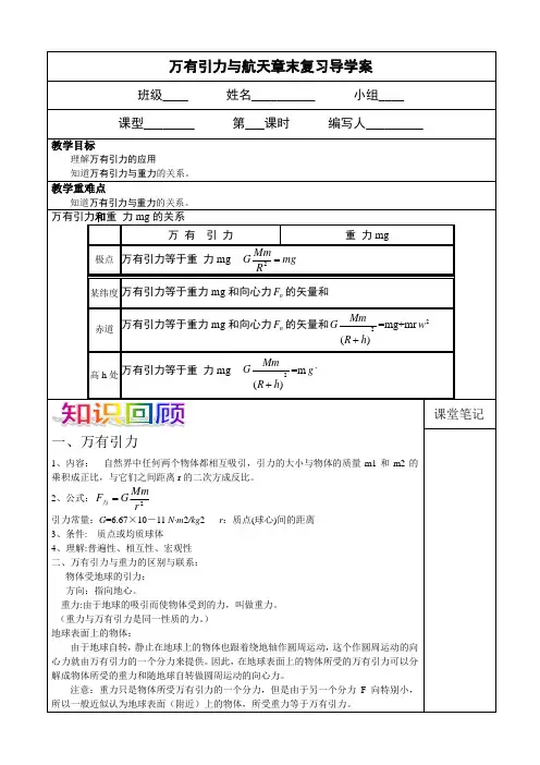 复习导学案