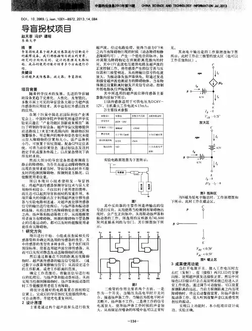 导盲拐杖项目