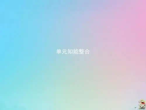 高中语文 第四单元 单元知能整合课件 新人教选修《外