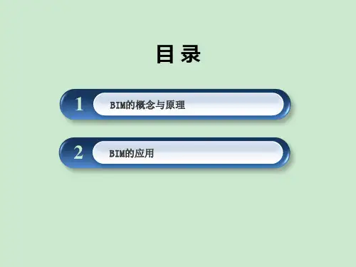 BIM的原理与应用ppt课件