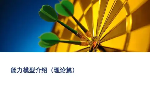 3D+E能力模型介绍