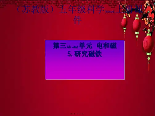 五年级科学上册 研究磁铁 2课件 