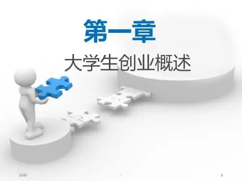 第一章 大学生创业概述ppt课件