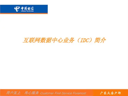 广东电信业务介绍-IDC