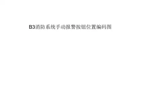 B3消防系统手动报警按钮位置编码图