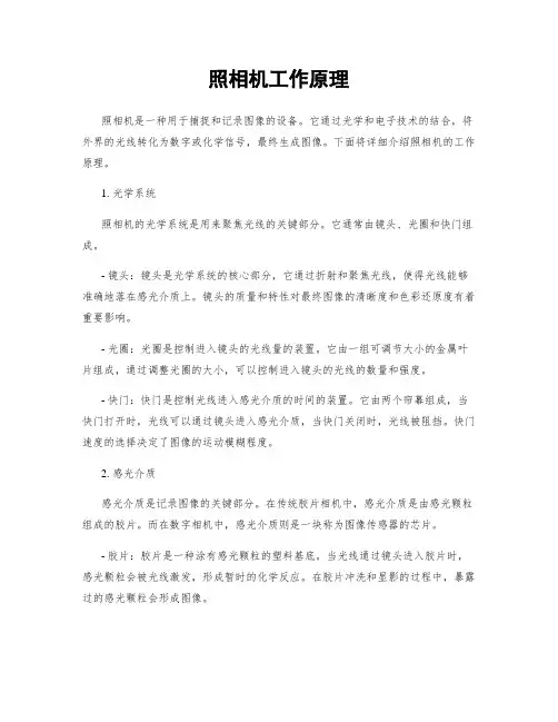 照相机工作原理