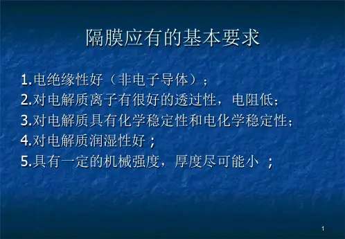 锂电池隔膜.ppt