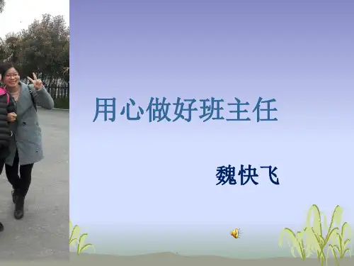 班主任工作分享ppt课件