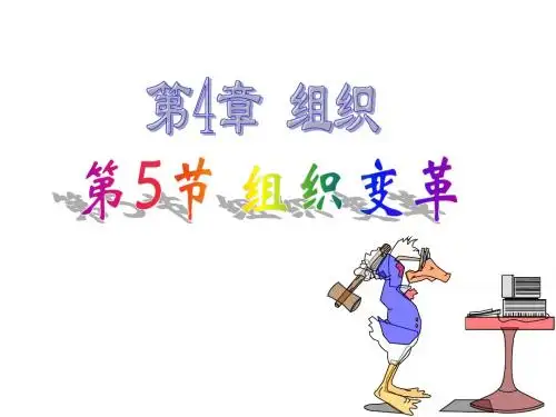 第5节 组织变革.