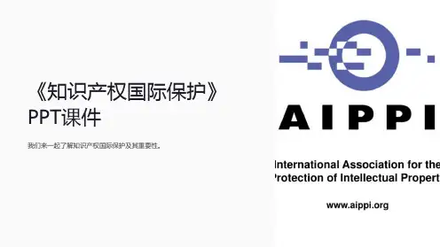 《知识产权国际保护》课件