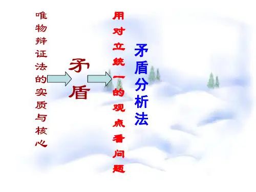 矛盾分析法