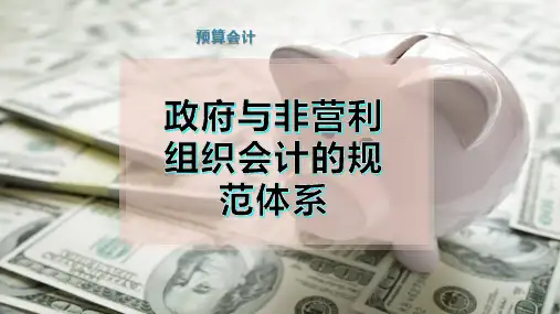 政府与非营利组织会计的规范体系