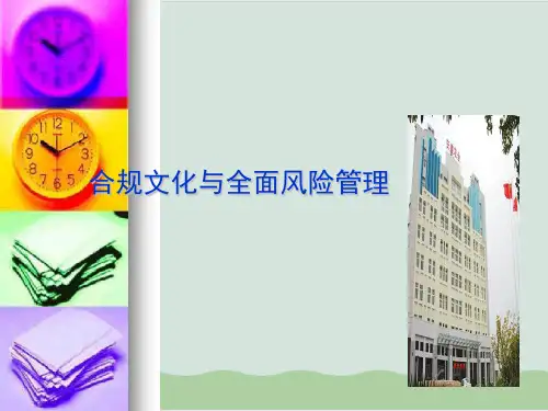 合规文化与全面风险管理PPT课件(-79页)