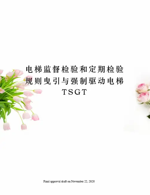 电梯监督检验和定期检验规则曳引与强制驱动电梯TSGT