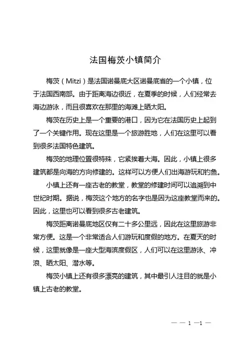 法国梅茨小镇简介