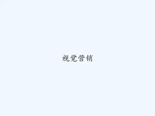 视觉营销 PPT
