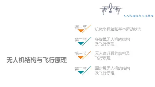 无人机结构与飞行原理