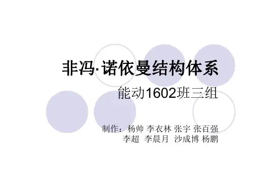 非冯·诺依曼结构体系