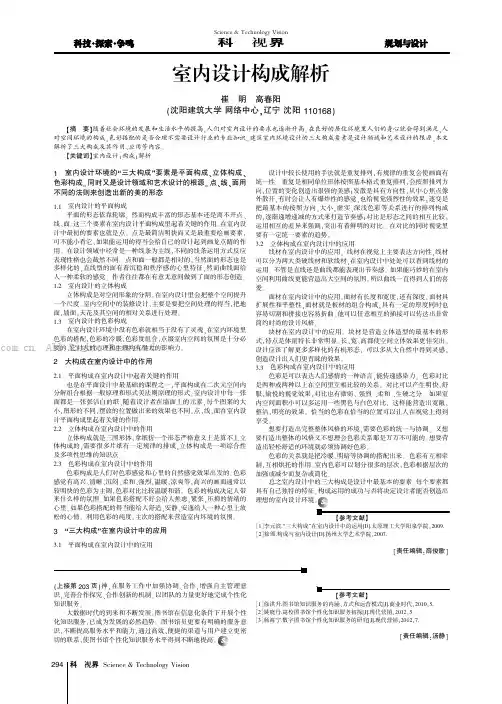 室内设计构成解析