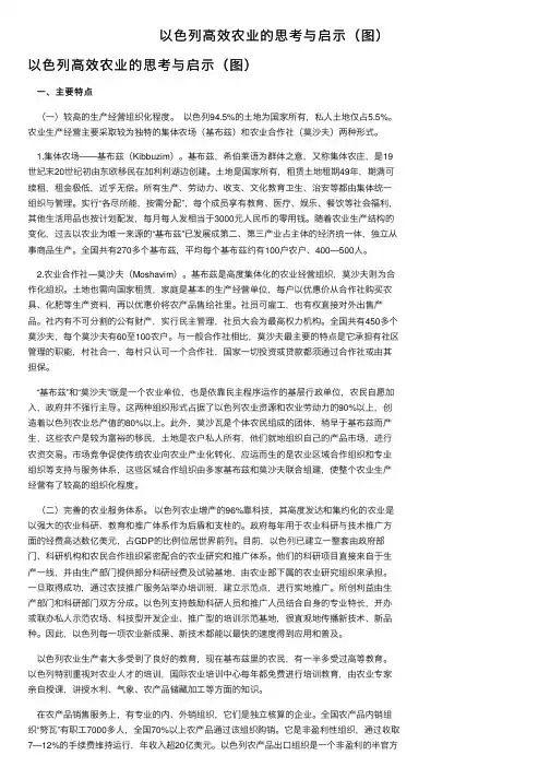 以色列高效农业的思考与启示（图）