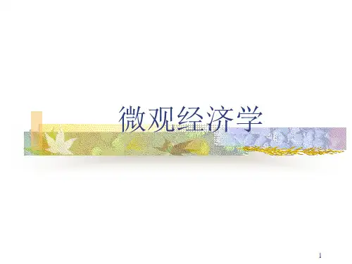 微观经济学课件