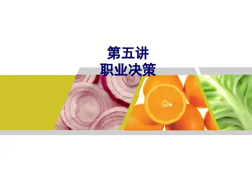 职业决策