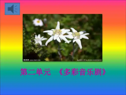 初中音乐《多彩音乐剧》ppt课件