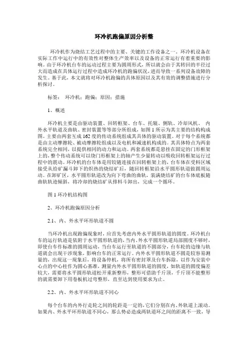 环冷机跑偏原因分析整
