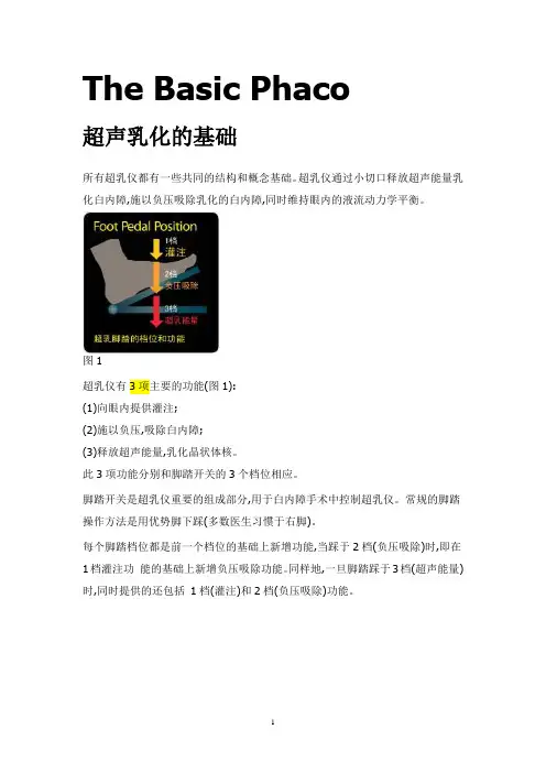 超声乳化的基础汇总
