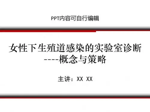 女性下生殖道感染的实验室诊断----概念与策略PPT精品课程课件讲义