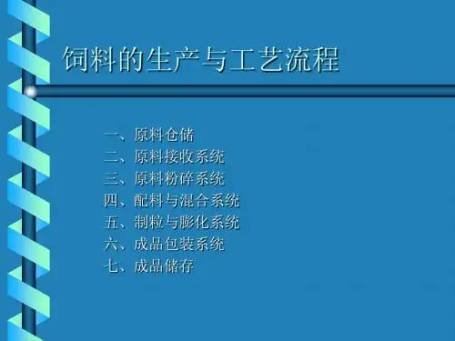 饲料的生产与工艺流程