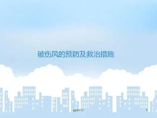 破伤风的预防及救治措施  ppt课件