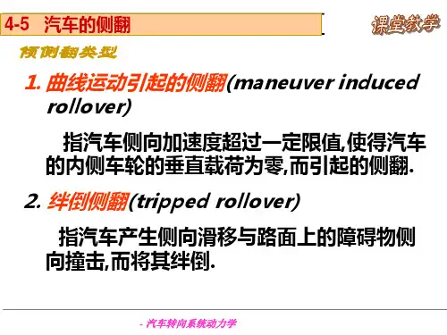 汽车转向系统动力学(五.六)