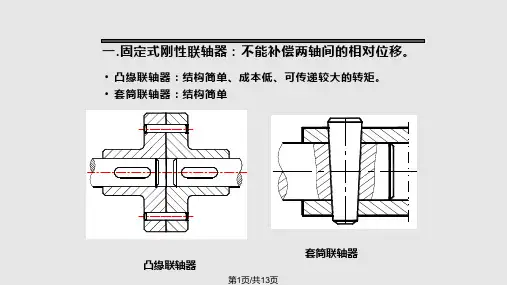 汽车机械基础联轴器与离合器PPT课件