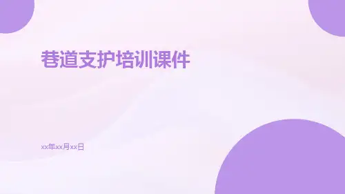 巷道支护培训课件