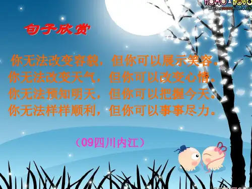 句子仿写技巧.ppt