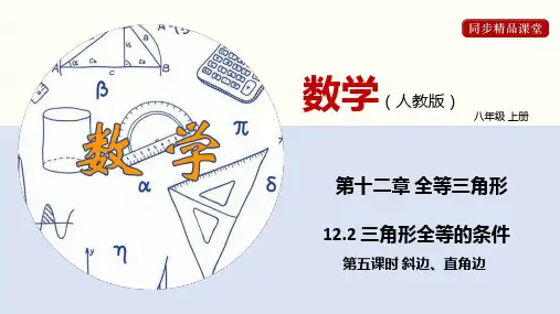 三角形全等的判定(5)——HL