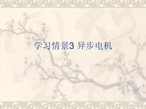 电机与电气控制3 异步电机