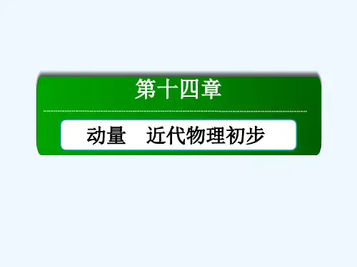 2016版《红对勾讲与练》高三物理人教版总复习配套课件：14-1动量守恒定律 
