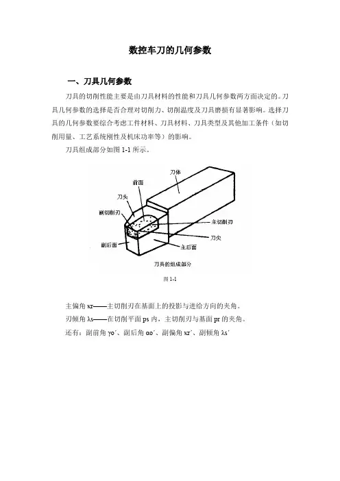 数控车刀的几何参数.