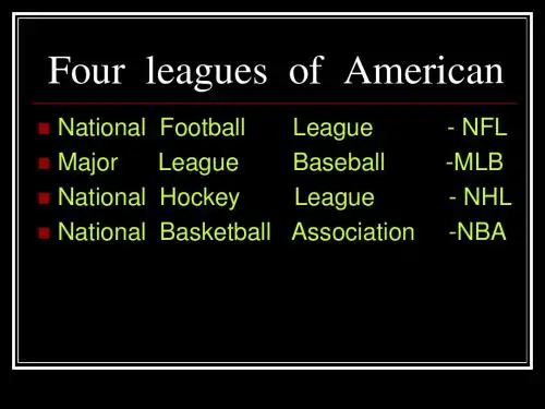 American  sports