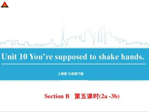 2014年新目标九年级英语Unit10(第五课时)实用课件