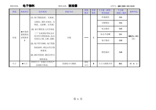QMG-JH52.001-2019 连接器作业指导书(原编号QMK-JH52.001-2019)共16页word资料